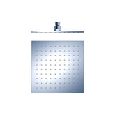 Nero 250mm x 250mm Square Shower Rose - Chrome